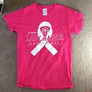 Texas tech Lady Raiders breast cancer shirt